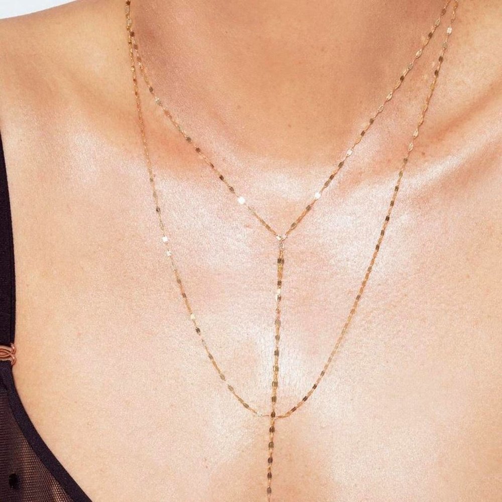 Lana Saks 5th Ave Trendy Gold "Blake" Layered Classic Necklace